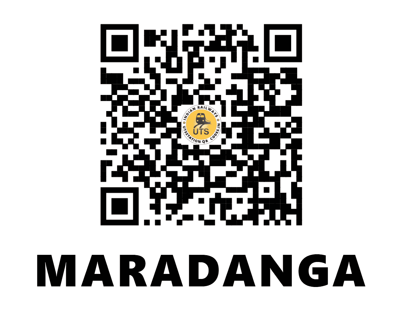 UTS QR Code for MARADANGA - MRDG - NF (WEST BENGAL)